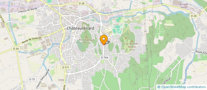 localisation de l'entreprise MADAME CHLOE BENJAMIN  CHATEAURENARD