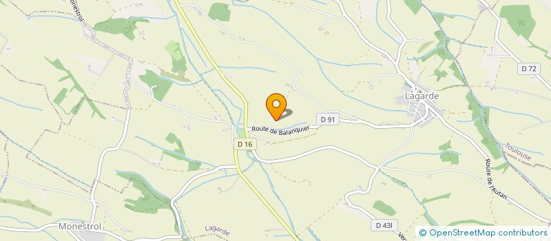 localisation de l'entreprise MADAME CHLOE BERGEAL  LAGARDE