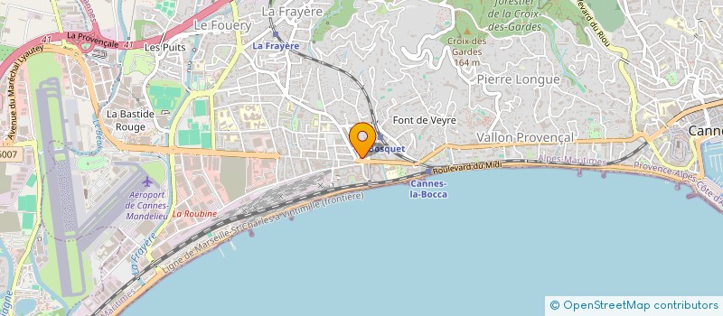 localisation de l'entreprise MADAME CHLOE BERGONT  CANNES