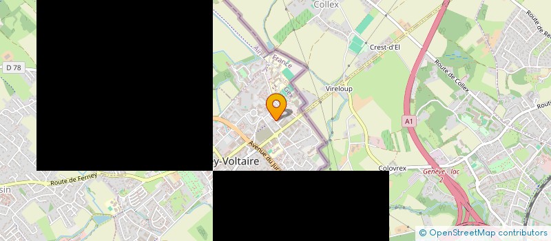 localisation de l'entreprise MADAME CHLOE BERNARD à FERNEY-VOLTAIRE