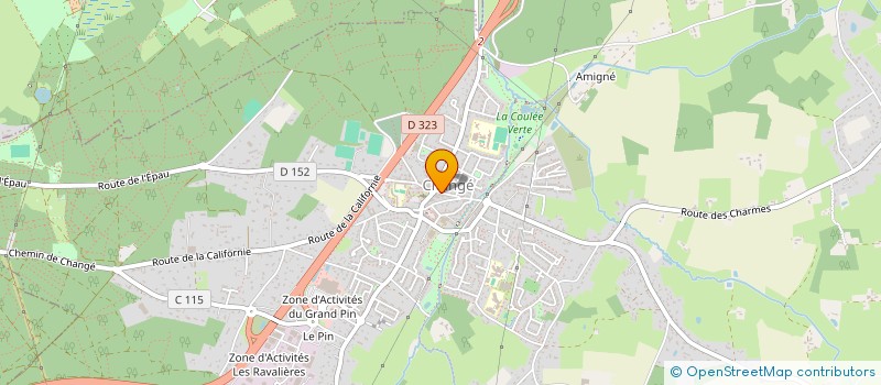 localisation de l'entreprise MADAME CHLOE BERNARD  CHANGE