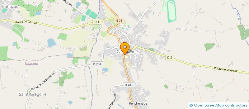 localisation de l'entreprise MADAME CHLOE BERNARD  CASTILLONNES