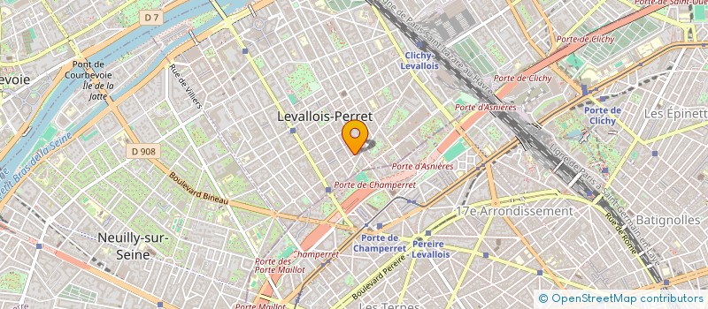localisation de l'entreprise MADAME CHLOE BERNHARD à LEVALLOIS-PERRET