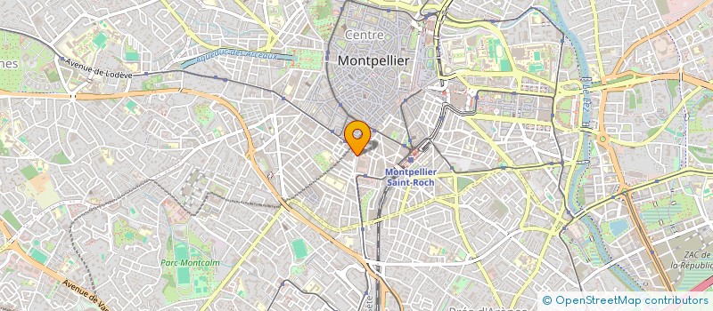 localisation de l'entreprise MADAME CHLOE BERTELLI à MONTPELLIER