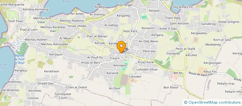 localisation de l'entreprise MADAME CHLOE BERTHOLOM  LANDEDA