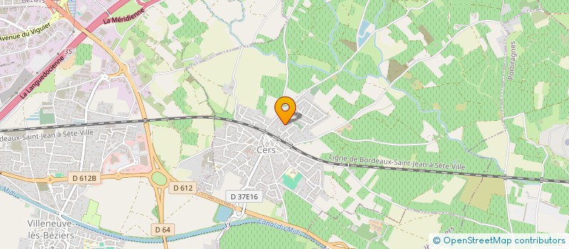 localisation de l'entreprise MADAME CHLOE BERTIN  CERS