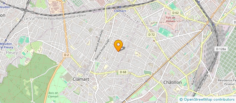 localisation de l'entreprise MADAME CHLOE BERTSCHY à CLAMART