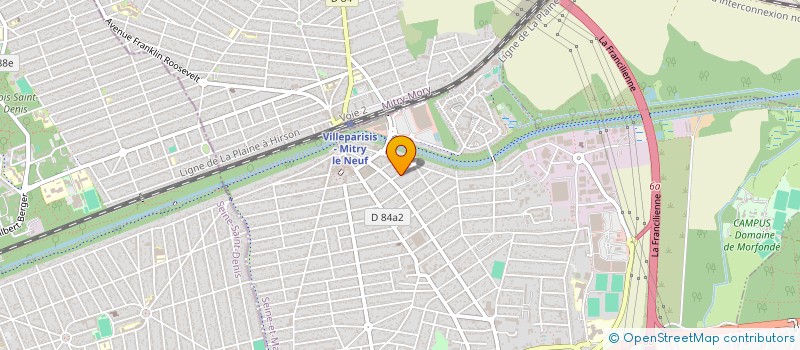 localisation de l'entreprise MADAME CHLOE BESNARD  VILLEPARISIS