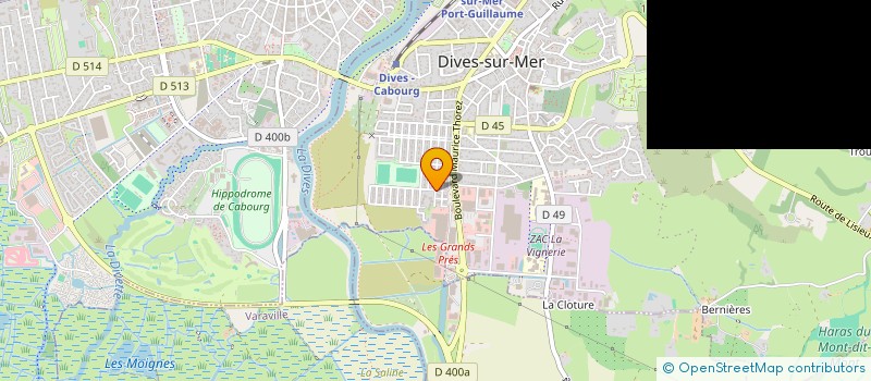 localisation de l'entreprise MADAME CHLOE BETHON  DIVES-SUR-MER