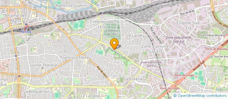 localisation de l'entreprise MADAME CHLOE BEYRAND à RENNES