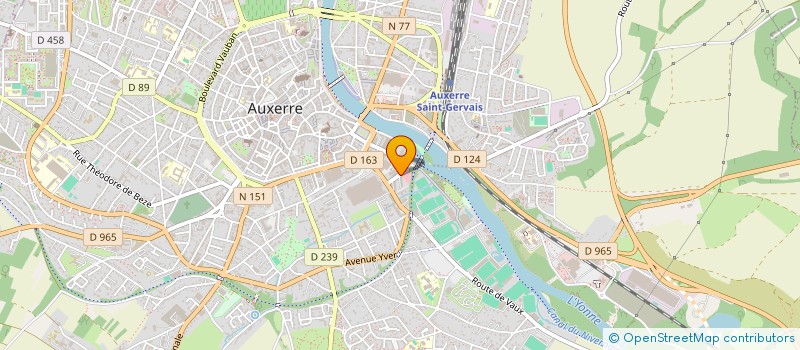 localisation de l'entreprise MADAME CHLOE BIEQUE à AUXERRE