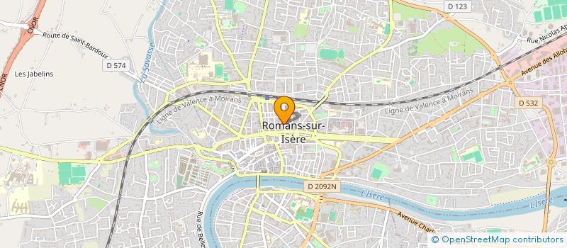 localisation de l'entreprise MADAME CHLOE BIESUZ  ROMANS-SUR-ISERE