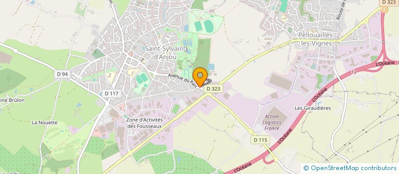 localisation de l'entreprise MADAME CHLOE BIGOT  VERRIERES-EN-ANJOU