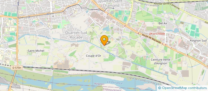 localisation de l'entreprise MADAME CHLOE BILLAUD  AVIGNON