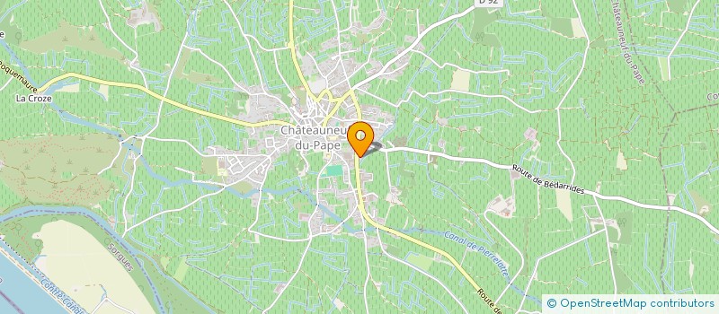 localisation de l'entreprise MADAME CHLOE BISCARRAT  CHATEAUNEUF-DU-PAPE