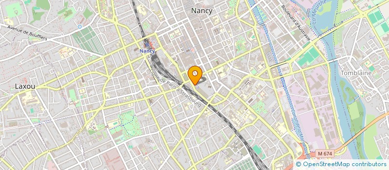 localisation de l'entreprise MADAME CHLOE BODO  NANCY