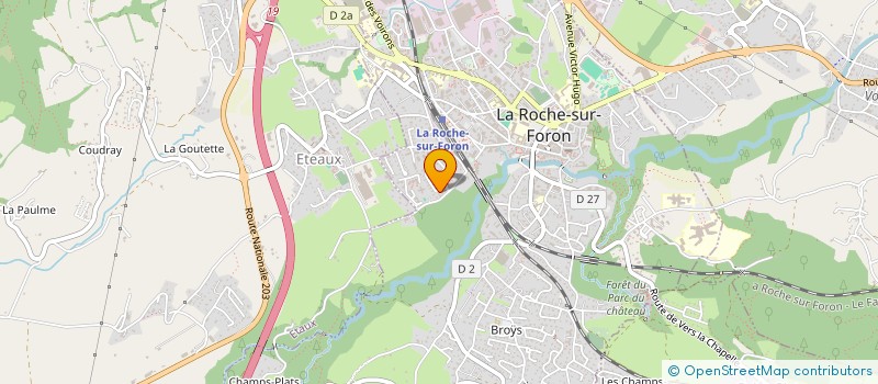 localisation de l'entreprise MADAME CHLOE BOISSY  LA ROCHE-SUR-FORON