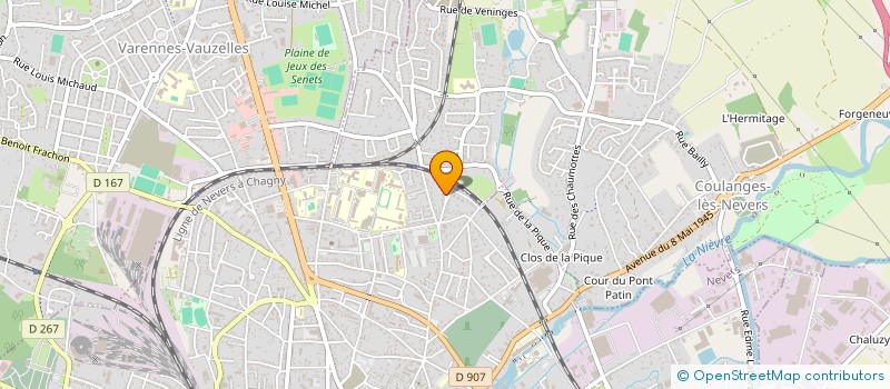 localisation de l'entreprise MADAME CHLOE BOITEAU à NEVERS