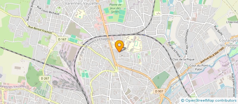 localisation de l'entreprise MADAME CHLOE BONDU à NEVERS