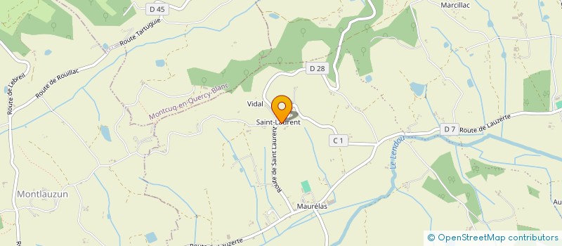 localisation de l'entreprise MADAME CHLOE BONFIELD  LENDOU-EN-QUERCY