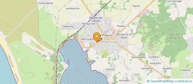 localisation de l'entreprise MADAME CHLOE BONNET  PLOUHARNEL