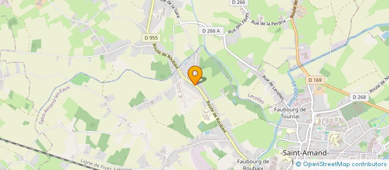 localisation de l'entreprise MADAME CHLOE BOONE  SAINT-AMAND-LES-EAUX