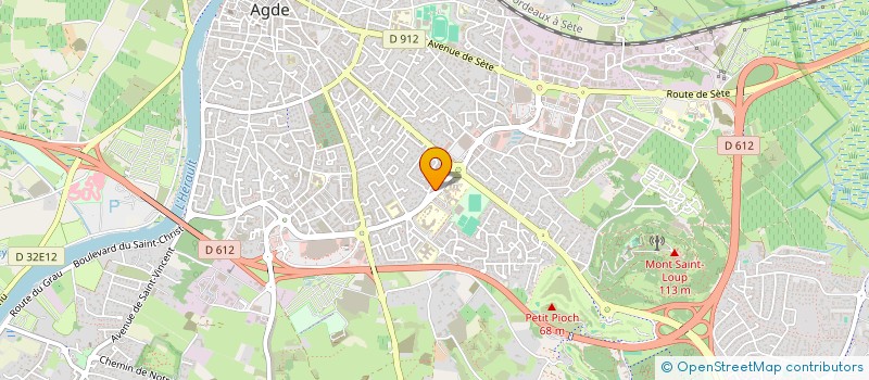 localisation de l'entreprise MADAME CHLOE BORDILLON à AGDE