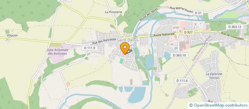 localisation de l'entreprise MADAME CHLOE BOUBOUNELLE à SAINT-DENIS-LANNERAY