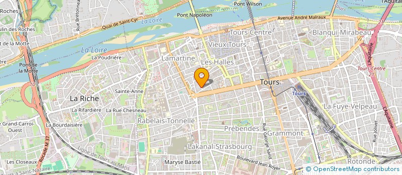 localisation de l'entreprise MADAME CHLOE BOUREUX à TOURS