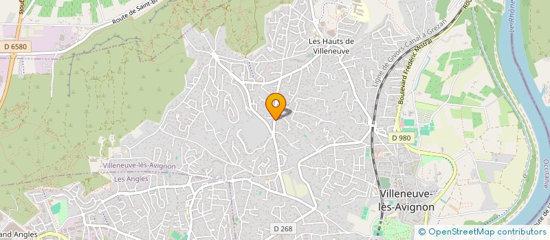 localisation de l'entreprise MADAME CHLOE BOURG  VILLENEUVE-LES-AVIGNON