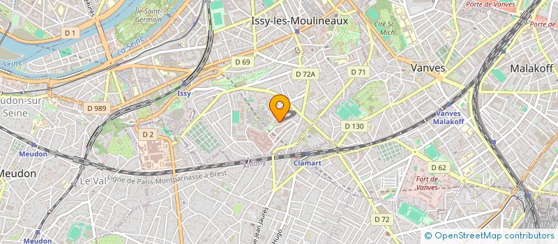 localisation de l'entreprise MADAME CHLOE BOURGEOIS à ISSY-LES-MOULINEAUX