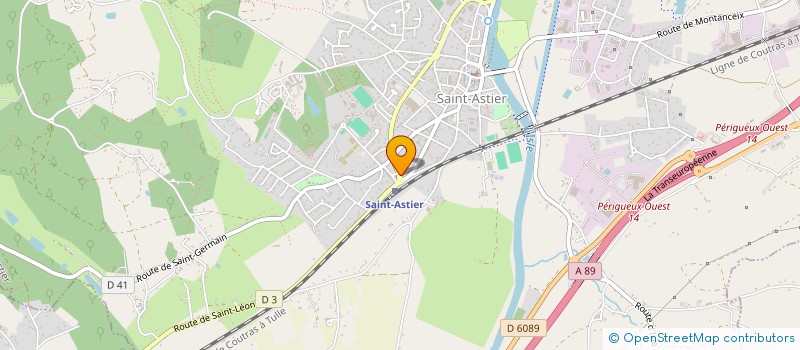 localisation de l'entreprise MADAME CHLOE BOURINET  SAINT-ASTIER