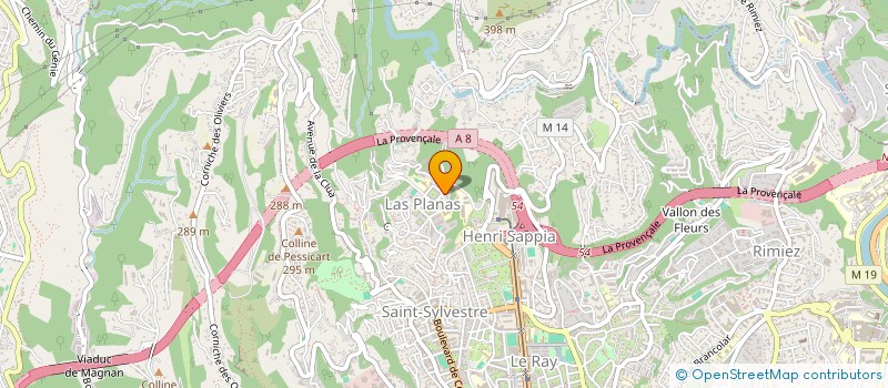 localisation de l'entreprise MADAME CHLOE BOURLON  NICE