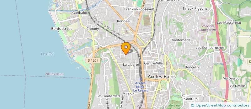 localisation de l'entreprise MADAME CHLOE BRAMARD à AIX-LES-BAINS