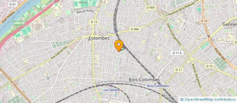 localisation de l'entreprise MADAME CHLOE BRASE FRANQUESA à COLOMBES