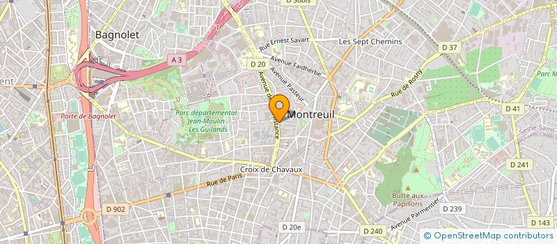 localisation de l'entreprise MADAME CHLOE BREILLOT à MONTREUIL