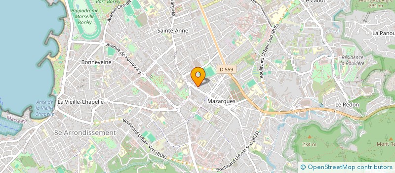 localisation de l'entreprise MADAME CHLOE BRIAND à MARSEILLE