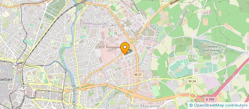 localisation de l'entreprise MADAME CHLOE BROCHARD  SAINT-AUNES