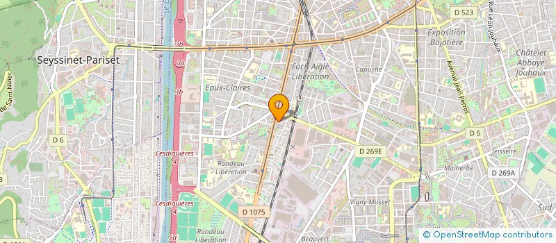 localisation de l'entreprise MADAME CHLOE BROCHART  GRENOBLE