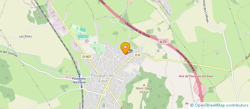 localisation de l'entreprise MADAME CHLOE BROSSAUT  POUGUES-LES-EAUX