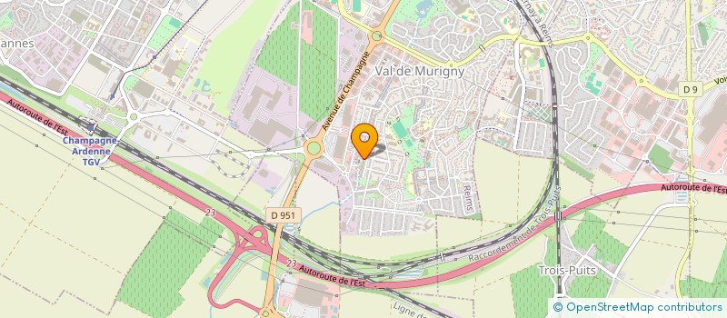 localisation de l'entreprise MADAME CHLOE BROUNEUR  REIMS