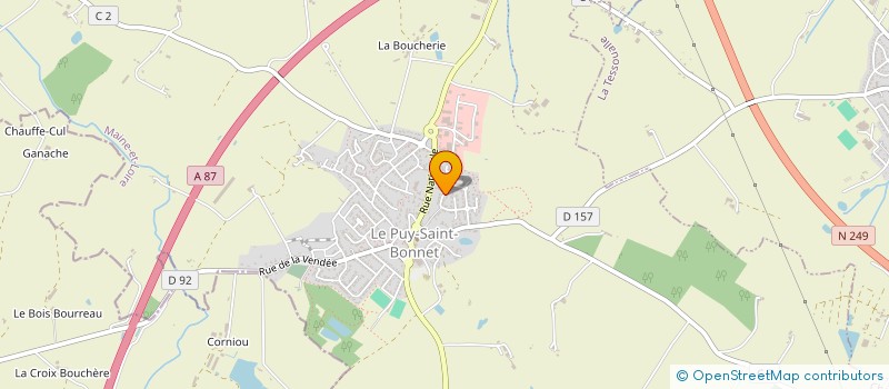 localisation de l'entreprise MADAME CHLOE BROUSSEAU à CHOLET