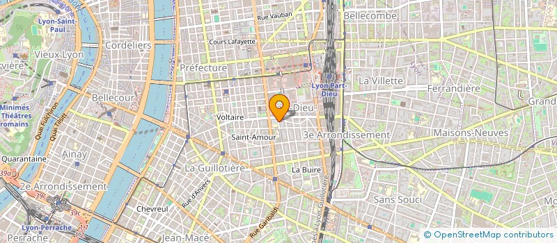 localisation de l'entreprise MADAME CHLOE BRU  LYON