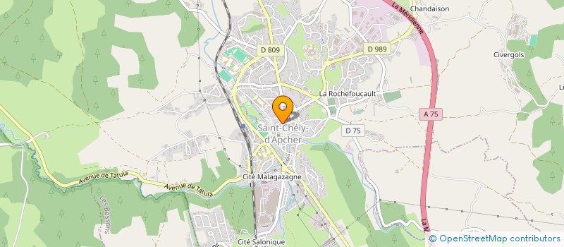 localisation de l'entreprise MADAME CHLOE BRUN à SAINT-CHELY-D'APCHER
