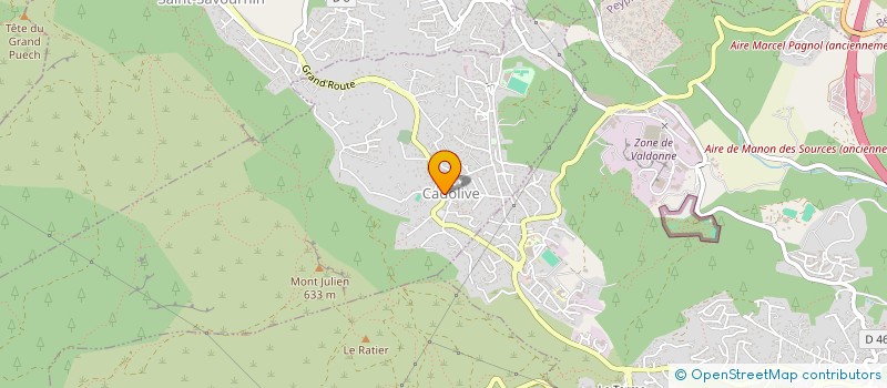 localisation de l'entreprise MADAME CHLOE BRUN  CADOLIVE