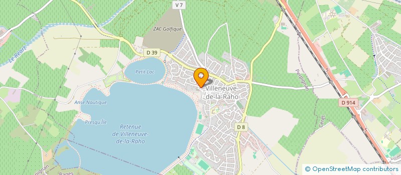 localisation de l'entreprise MADAME CHLOE BRUN  VILLENEUVE-DE-LA-RAHO