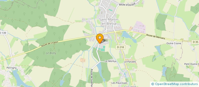 localisation de l'entreprise MADAME CHLOE BUGUET  SAINT-MARTIN-EN-BRESSE