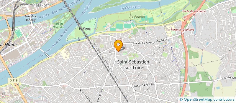 localisation de l'entreprise MADAME CHLOE BUSSON  SAINT-SEBASTIEN-SUR-LOIRE