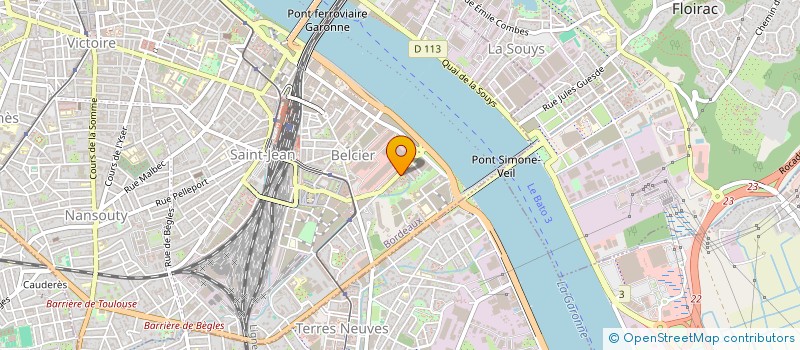 localisation de l'entreprise MADAME CHLOE CADIOU  BORDEAUX