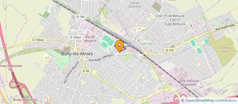 localisation de l'entreprise MADAME CHLOE CAGNIART à BULLY-LES-MINES
